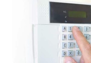 An image of a domestic house alarm