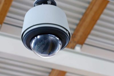 An image of a 360 degree CCTV camera