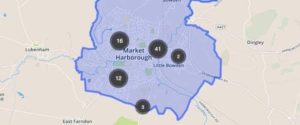 An image of a Market Harborough Crime Map